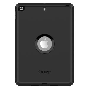 OtterBox Defender Case for iPad 7th/8th/9th gen, Shockproof, Ultra-Rugged Protective Case with built in Screen Protector, 2x Tested to Military Standard, Black,, No retail packaging