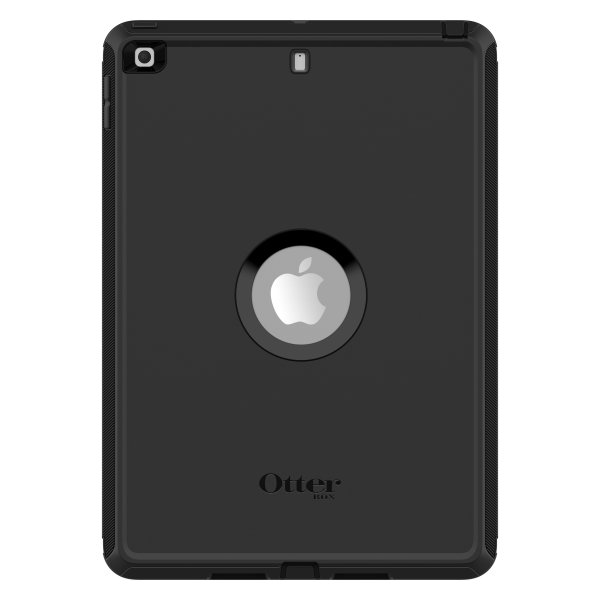 OtterBox Defender Case for iPad 7th/8th/9th gen, Shockproof, Ultra-Rugged Protective Case with built in Screen Protector, 2x Tested to Military Standard, Black,, No retail packaging