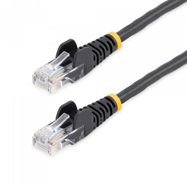 StarTech.com Cat5e Patch Cable with Snagless RJ45 Connectors - 5 m, Black