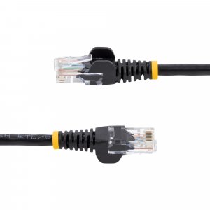 StarTech.com Cat5e Patch Cable with Snagless RJ45 Connectors - 5 m, Black