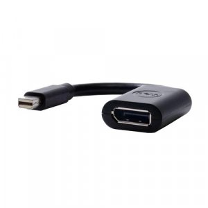 DELL 470-13627 video cable adapter 0.203 m 20-pin DisplayPort FM Apple mini-DisplayPort M Black