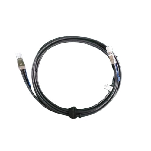 DELL 470-AATP Serial Attached SCSI (SAS) cable 2 m 12 Gbit/s Black, Metallic