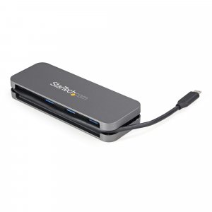 StarTech.com 4 Port USB C Hub - 3x USB-A/1x USB-C - 5Gbps USB 3.0 Type-C Hub (3.2/3.1 Gen 1) - Bus Powered - Portable USB-C to USB-A Adapter Hub - 28.5cm (11.2") Cable w/Cable Management~4 Port USB C Hub - 3x USB-A/1x USB-C - USB 3.0 Type-C Hub - USB 3.2