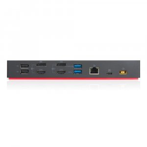 Lenovo 40AF0135UK laptop dock/port replicator Wired USB 3.2 Gen 1 (3.1 Gen 1) Type-C Black