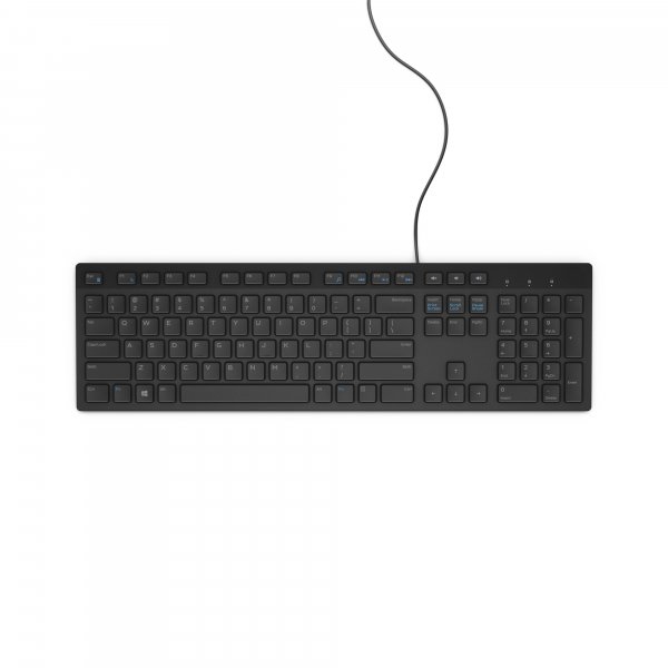 DELL KB216 keyboard USB QWERTY US International Black