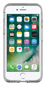 OtterBox Symmetry Clear Series for Apple iPhone SE (2nd gen)/8/7, transparent