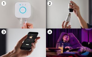 Philips Hue White and colour ambience Starter kit GU10