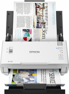 Epson DS-410 Sheet-fed scanner 600 x 600 DPI A4 Black, White