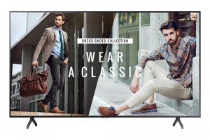 Samsung BE70T-H Digital signage flat panel 177.8 cm (70") LED Wi-Fi 250 cd/m² 4K Ultra HD Grey Built-in processor 16/7