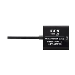 Tripp Lite P134-06N-DVI-V2 DisplayPort to DVI Active Adapter Video Converter, DP ver 1.2, (M/F), 6-in. (15.24 cm)