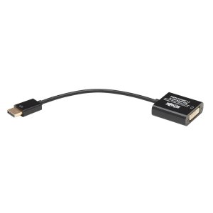 Tripp Lite P134-06N-DVI-V2 DisplayPort to DVI Active Adapter Video Converter, DP ver 1.2, (M/F), 6-in. (15.24 cm)