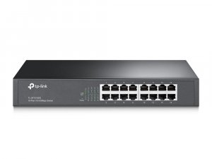 TP-Link TL-SF1016DS network switch Unmanaged Fast Ethernet (10/100) Black