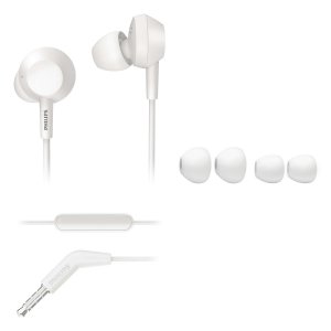 Philips 3000 series TAE4105WT/00 headphones/headset Wired In-ear Calls/Music White