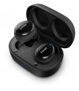 Philips 2000 series TAT2205 Wireless Bluetooth Earphones with Charging Case - Black