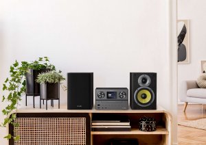 Philips TAM8905 Music System with Internet Radio, DAB+, Bluetooth, CD, USB, and Spotify Connect