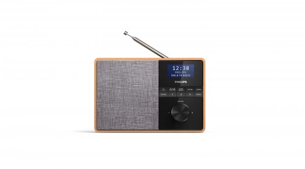 Philips TAR5505/10 radio Portable Digital Black, Grey, Wood