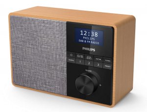 Philips TAR5505/10 radio Portable Digital Black, Grey, Wood