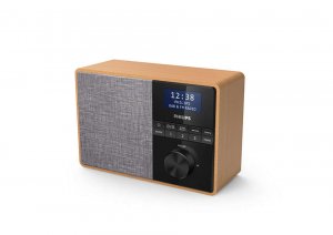 Philips TAR5505/10 radio Portable Digital Black, Grey, Wood