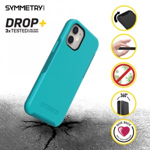 OtterBox Symmetry Series for Apple iPhone 12 mini, Rock Candy