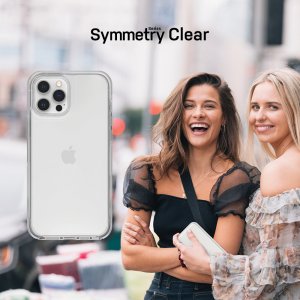 OtterBox Symmetry Clear Series for Apple iPhone 12/iPhone 12 Pro, transparent