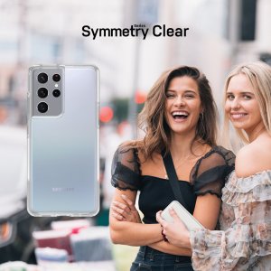 OtterBox Symmetry Clear Series for Samsung Galaxy S21 Ultra 5G, transparent