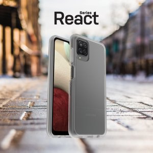 OtterBox React Series for Samsung Galaxy A12, transparent
