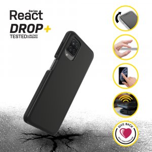 OtterBox React Series for Samsung Galaxy A12, black