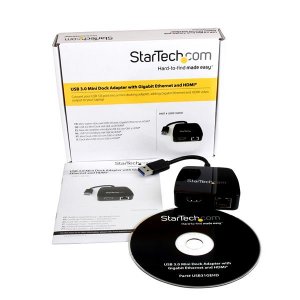 StarTech.com Travel Adapter for Laptops - HDMI and GbE - USB 3.0