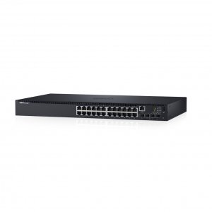 DELL N1524 Managed L3 Gigabit Ethernet (10/100/1000) 1U Black