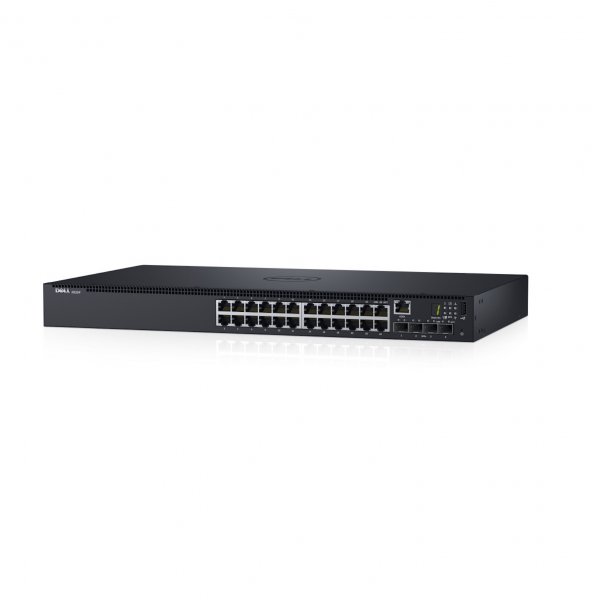 DELL N1524 Managed L3 Gigabit Ethernet (10/100/1000) 1U Black