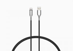 Cygnett CY2682PCUSA USB cable 2 m USB 2.0 USB C USB A Black, Stainless steel