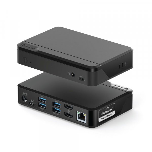 ALOGIC DUTHD laptop dock/port replicator USB 3.2 Gen 1 (3.1 Gen 1) Type-C Black