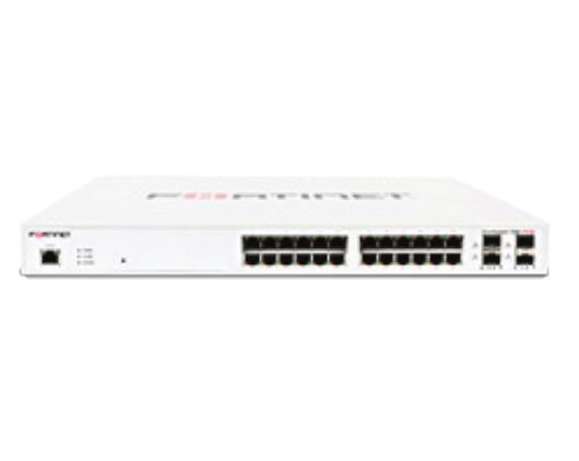 Fortinet FortiSwitch 124E-F-POE Managed L2 Gigabit Ethernet (10/100/1000) Power over Ethernet (PoE) 1U White