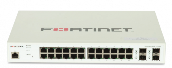 Fortinet FS-224E network switch Managed L2 Gigabit Ethernet (10/100/1000) 1U White