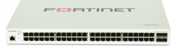 Fortinet FortiSwitch 248E-FPOE Managed L2 Gigabit Ethernet (10/100/1000) Power over Ethernet (PoE) 1U White