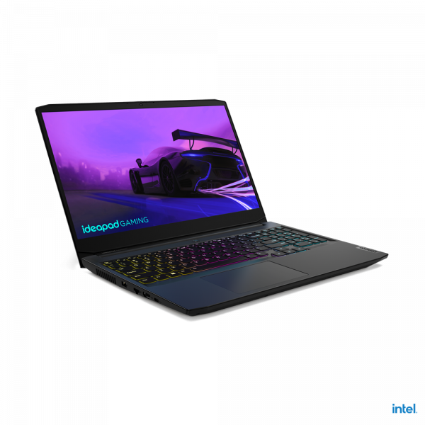 Lenovo IdeaPad Gaming 3 Laptop 39.6 cm (15.6") Full HD Intel® Core™ i5 i5-11300H 8 GB DDR4-SDRAM 256 GB SSD NVIDIA® GeForce® GTX 1650 Wi-Fi 6 (802.11ax) Windows 10 Home Black