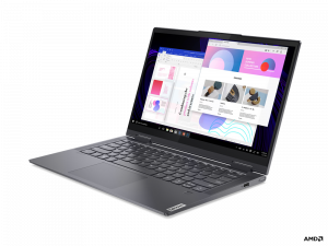 Lenovo Yoga 7 Hybrid (2-in-1) 35.6 cm (14") Touchscreen Full HD AMD Ryzen™ 5 5600U 8 GB LPDDR4x-SDRAM 256 GB SSD Wi-Fi 6 (802.11ax) Windows 10 Home Grey