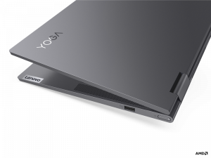 Lenovo Yoga 7 Hybrid (2-in-1) 35.6 cm (14") Touchscreen Full HD AMD Ryzen™ 5 5600U 8 GB LPDDR4x-SDRAM 256 GB SSD Wi-Fi 6 (802.11ax) Windows 10 Home Grey