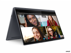 Lenovo Yoga 7 Hybrid (2-in-1) 35.6 cm (14") Touchscreen Full HD AMD Ryzen™ 5 5600U 8 GB LPDDR4x-SDRAM 256 GB SSD Wi-Fi 6 (802.11ax) Windows 10 Home Grey