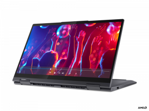 Lenovo Yoga 7 Hybrid (2-in-1) 35.6 cm (14") Touchscreen Full HD AMD Ryzen™ 5 5600U 8 GB LPDDR4x-SDRAM 256 GB SSD Wi-Fi 6 (802.11ax) Windows 10 Home Grey