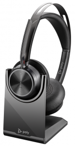 VOYAGER FOCUS 2 UC,VFOCUS2 C (COMPUTER & MOBILE) USB-C, PREMIUM STEREO BLUETOOTH HEADSET, WITH CHARGE STAND, WORLDWIDE