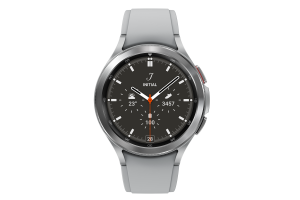 Samsung Galaxy Watch4 Classic 3.56 cm (1.4") OLED 46 mm Digital 450 x 450 pixels Touchscreen Silver Wi-Fi GPS (satellite)