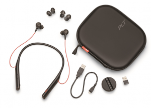 VOYAGER 6200 UC,B6200 (COMPUTER & MOBILE) USB-A, BLACK, STEREO BLUETOOTH NECKBAND HEADSET WITH EAR BUDS, WORLDWIDE