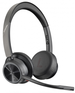 VOYAGER 4320 UC,V4320-M C (COMPUTER & MOBILE) MICROSOFT TEAMS CERTIFIED, USB-A, STEREO BLUETOOTH WIRELESS HEADSET, WITHOUT CHARGE STAND (Double Sided)
