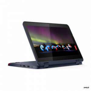 Lenovo 300w Hybrid (2-in-1) 29.5 cm (11.6") Touchscreen HD 3015e 4 GB DDR4-SDRAM 128 GB SSD Wi-Fi 5 (802.11ac) Windows 11 Pro Academic Blue