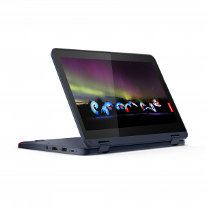 Lenovo 300w Gen 3 (AMD) 3015e Hybrid (2-in-1) 29.5 cm (11.6") Touchscreen HD 4 GB DDR4-SDRAM 128 GB SSD Wi-Fi 5 (802.11ac) Windows 11 Pro Academic UK English Blue