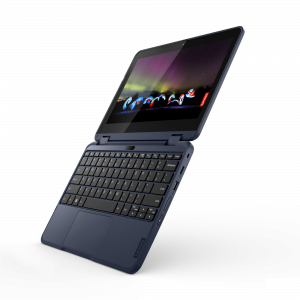 Lenovo 300w Gen 3 (AMD) 3015e Hybrid (2-in-1) 29.5 cm (11.6") Touchscreen HD 4 GB DDR4-SDRAM 128 GB SSD Wi-Fi 5 (802.11ac) Windows 11 Pro Academic UK English Blue