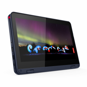 Lenovo 300w Gen 3 (AMD) 3015e Hybrid (2-in-1) 29.5 cm (11.6") Touchscreen HD 4 GB DDR4-SDRAM 128 GB SSD Wi-Fi 5 (802.11ac) Windows 11 Pro Academic UK English Blue