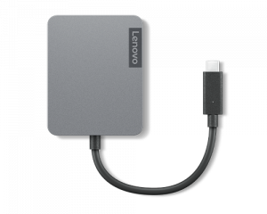 Lenovo 4X91A30366 laptop dock/port replicator Wired USB 2.0 Type-C Grey