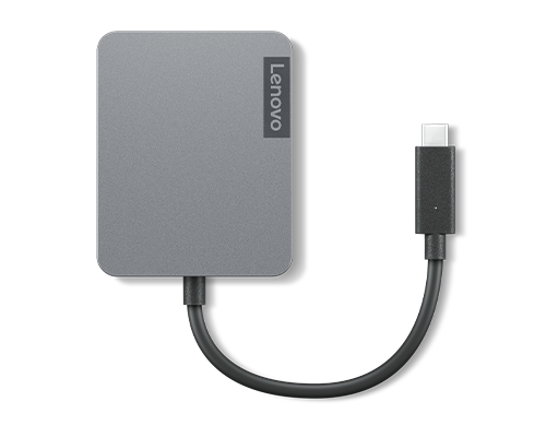 Lenovo 4X91A30366 laptop dock/port replicator Wired USB 2.0 Type-C Grey